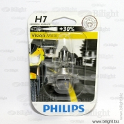 12972PRBW - H7 12V- 55W (PX26d) ( +30% ) Vision Moto - PHILIPS -     