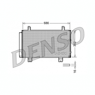 DCN51002 -  ( ) Lexus IS (686/352/16)   (Denso) - DENSO