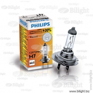 12972PRC1 - H7 12V- 55W (PX26d) ( +30% ) Vision (Premium) - PHILIPS -    - PHILIPS