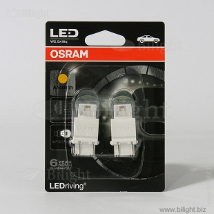 3557YE-02B - P27/7W 12V-LED (W2,5x16d) Amber 1.42/0.54W LEDriving premium (.2.) - OSRAM