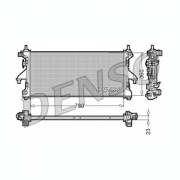 DRM21100 - Радиатор охлаждения двигателя Citroen, Fiat, Peugeot (780x360x23мм) Denso