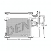 DCN46012 - Конденсатор (радиатор кондиционера) Infiniti (595/501.2/16мм) (Denso)